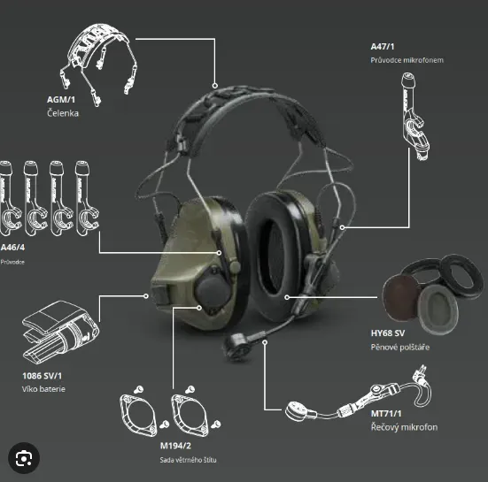 Навушники активні 3M MT14H418A-38 GN PELTOR™ ComTac™ VIII, зелені, 4-контакт (вихід PELTOR) 51003 фото