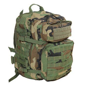 Рюкзак ASSAULT 45 Original woodland USA 4109 фото